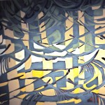 The Pines, 1972, Acrylic on canvas 42 x 40” SOLD